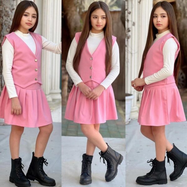 Habits pour filles veston,pull, jupe – Image 5