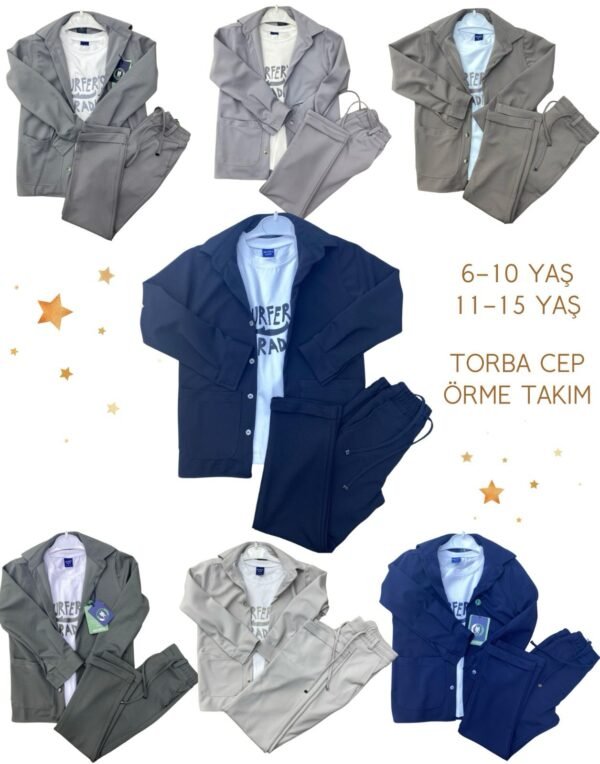 Complet de Tricot avec Chemise